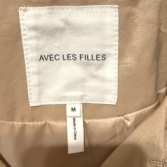 Avec Les Filles Beige Double-Breasted Trench Coat - Picture 2 of 9